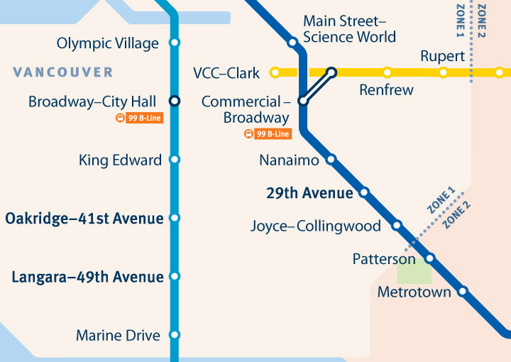 View All Skytrain Zones